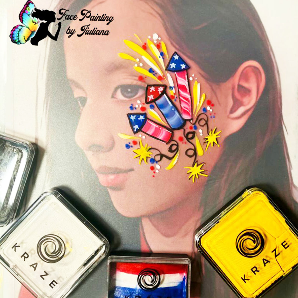 Kraze Square - White (25 gm)